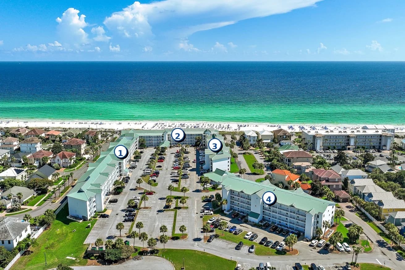 Buildings of condos at Maravilla