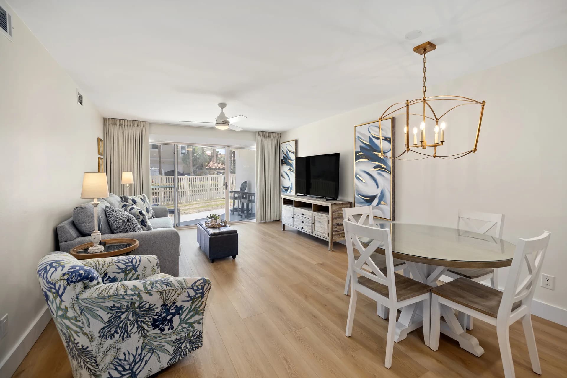 Newly Renovated Ground Floor 3 BR w/ Beach Service