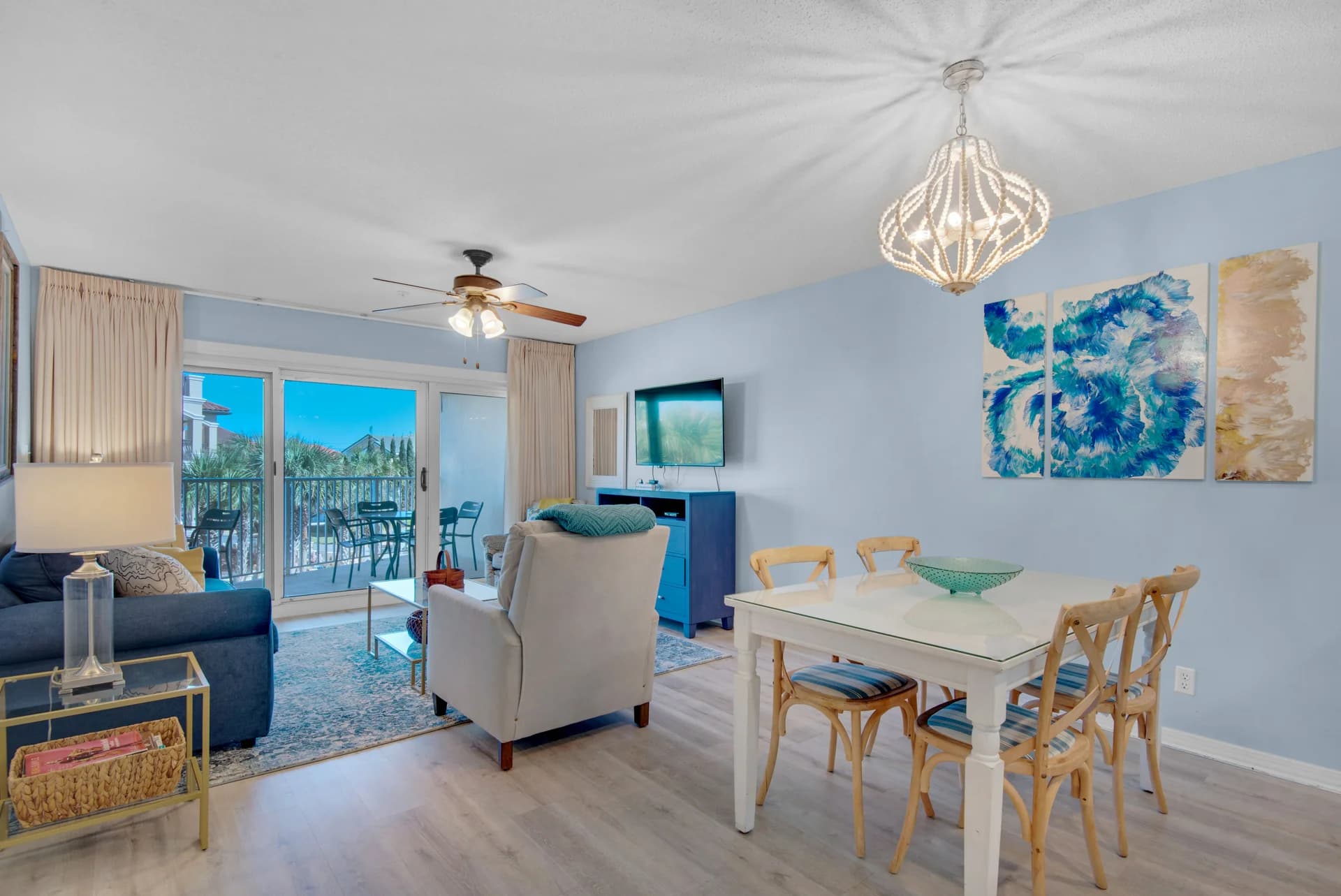 Maravilla 1303 updated beach condo directly across from beach in Destin FL! FREE seasonal beach service! Guest amenities include beach access, 2 pools, hot tub, fitness center, & more!